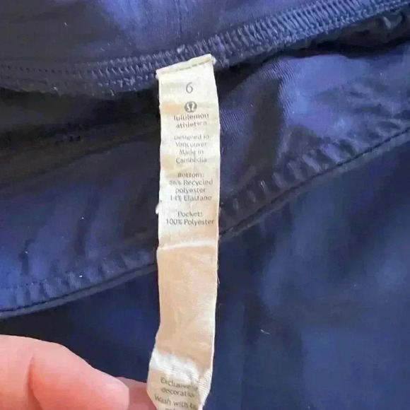 Lululemon Navy Joggers with Pockets-Size 6 - Picture 2 of 7